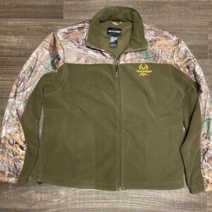 Realtree Lightweight Green and Brown Camouflage Jacket